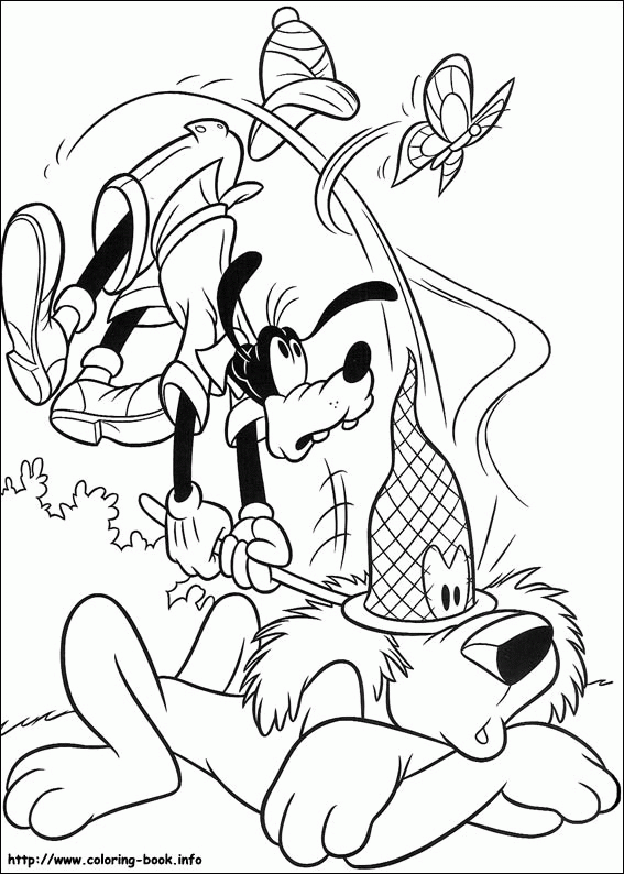 Goofy kolorowanki